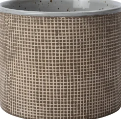 Intratuin Blumentopf Zahra braun D 17,5 H 15 cm| Blumentöpfe|Blumentöpfe & Pflanzgefäße