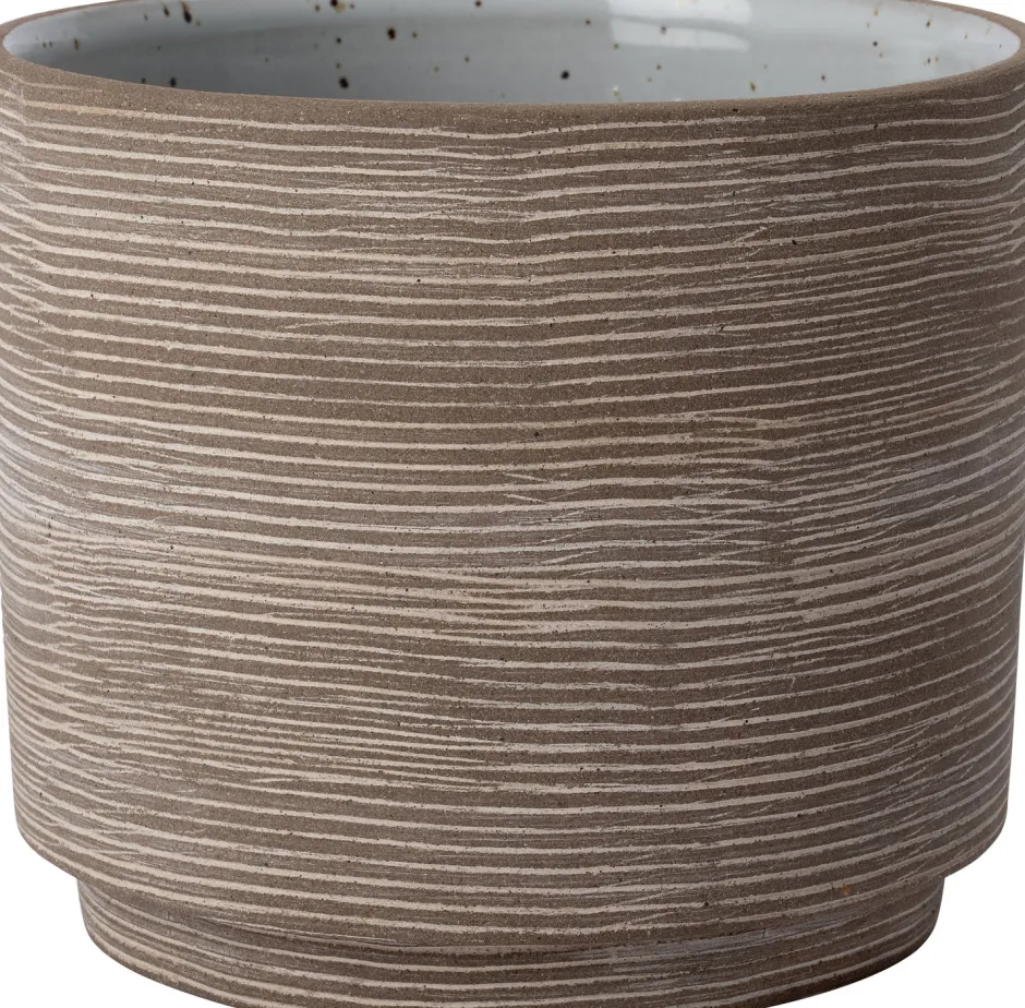 Intratuin Blumentopf Zelda braun D 8 H 7 cm| Blumentöpfe & Pflanzgefäße|Blumentöpfe