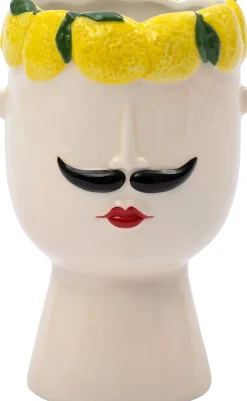 Intratuin Blumentopf Zitrone multi 14,1 x 13,7 x 21,6 cm| Blumentöpfe & Pflanzgefäße|Blumentöpfe