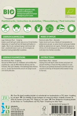 Intratuin Buschbohne (Phaseolus vulgaris 'Maxi') (BIO) Samen| Gemüsesamen|Saatgut