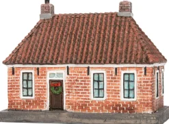 Intratuin De Brink Weihnachtshäuschen Bauernhof 16,2 x 10 x 12,5 cm| Weihnachtshäuschen