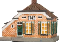 Intratuin De Brink Weihnachtshäuschen Bauernhof 16,5 x 10 x 12 cm| Weihnachtshäuschen