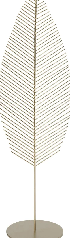 Intratuin Deko Feder gold 15,5 x 12 x 62 cm| Dekofiguren & -Objekte