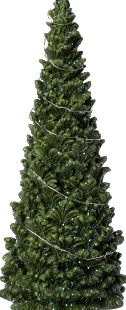 Intratuin Dekobaum Briann grün mit Beleuchtung D 10 H 24 cm| Weihnachtsfiguren & -Objekte