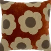 Intratuin Dekokissen Flowy orange / beige 45 x 45 cm| Kissen|Dekokissen