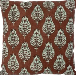 Intratuin Dekokissen Hanoi braun/weiß 45 x 45 cm| Kissen|Dekokissen