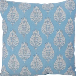 Intratuin Dekokissen Hanoi blauw/weiß 45 x 45 cm| Kissen|Dekokissen