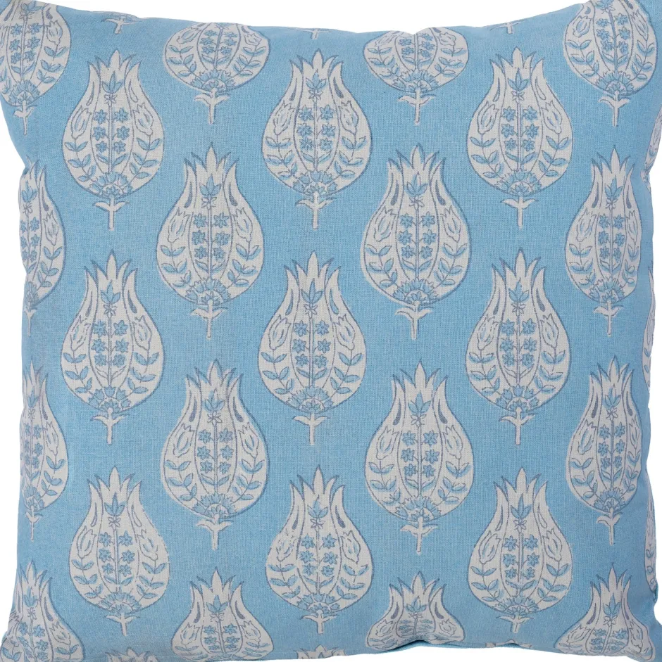 Intratuin Dekokissen Hanoi blauw/weiß 45 x 45 cm| Kissen|Dekokissen