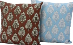 Intratuin Dekokissen Hanoi blauw/weiß 45 x 45 cm| Kissen|Dekokissen