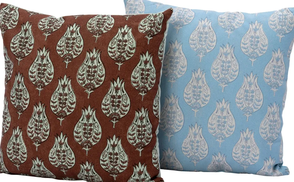 Intratuin Dekokissen Hanoi blauw/weiß 45 x 45 cm| Kissen|Dekokissen