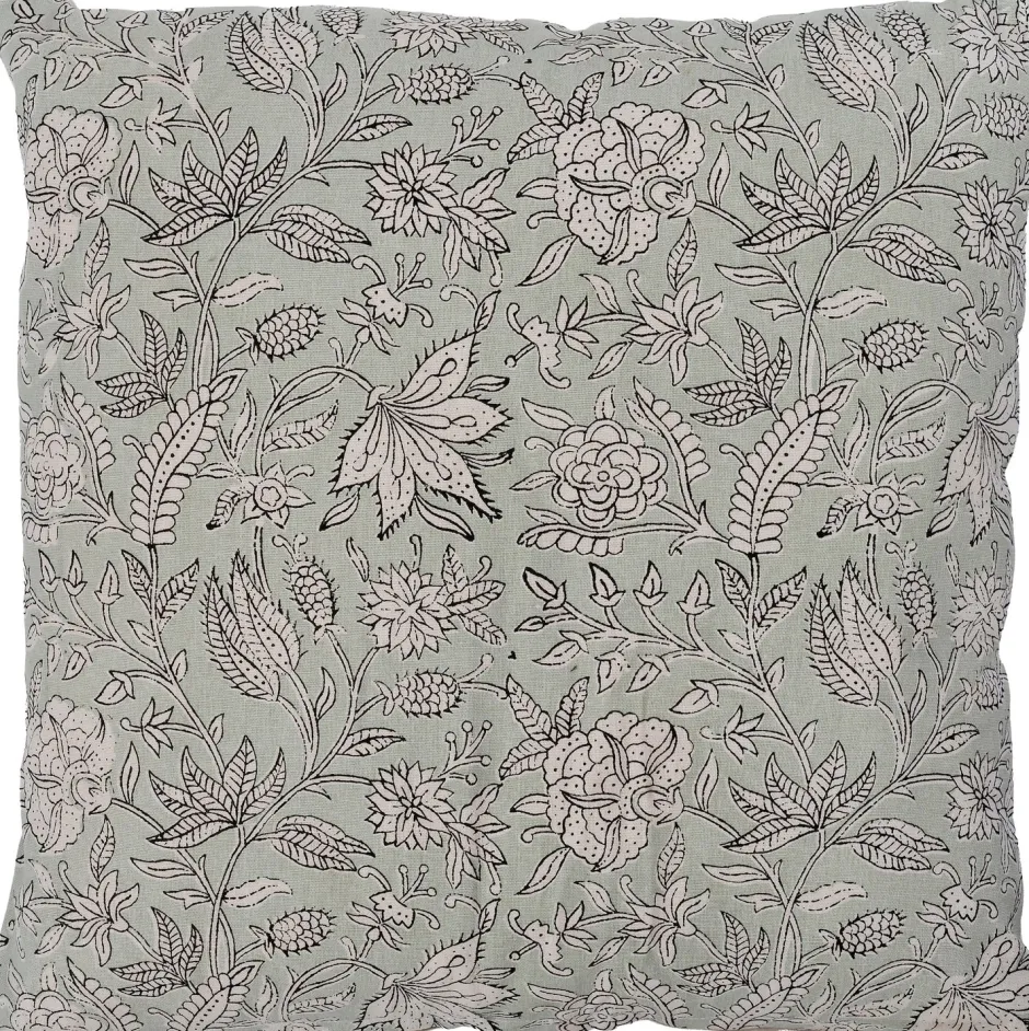 Intratuin Dekokissen Hanoi grün/weiß 45 x 45 cm| Kissen|Dekokissen