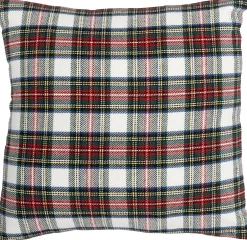 Intratuin Dekokissen Ruit weiß 45 x 45 x 1 cm| Kissen|Dekokissen