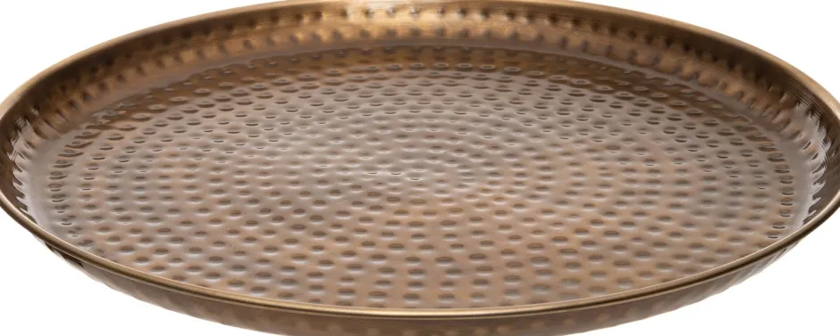 Intratuin Dekoteller Emma gold D 50 H 2 cm| Dekoschalen & -Teller