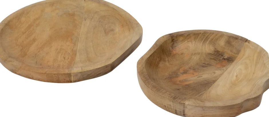 Intratuin Dekoteller Fyv naturell D 30 H 2,5 cm| Dekoschalen & -Teller