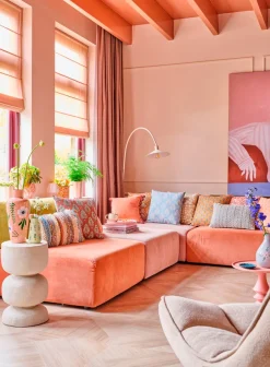 Intratuin Dekoteller Muriel rosa D 15 H 2 cm| Dekoschalen & -Teller