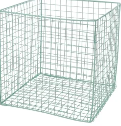 Intratuin Drahtkorb Cindy grün 24 x 24 x 25 cm| Aufbewahrung