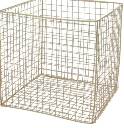 Intratuin Drahtkorb Cindy beige 24 x 24 x 25 cm| Aufbewahrung