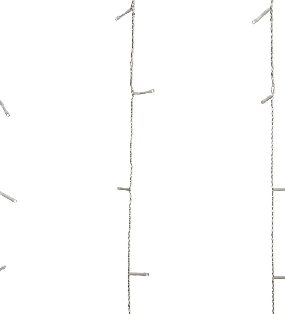 Intratuin Eisregen-Lichterkette 3,6 m mit 180 LEDs warmweiß| Eisregen Lichterketten