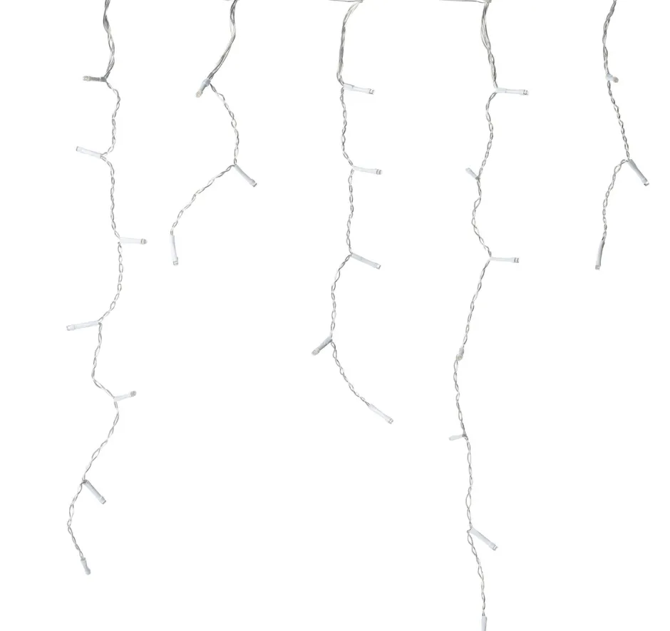 Intratuin Eisregen-Lichterkette 7,2 m mit 360 LEDs warmweiß| Eisregen Lichterketten