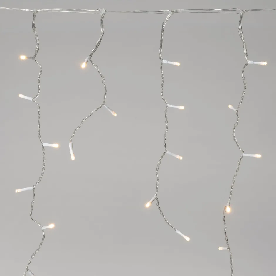 Intratuin Eisregen-Lichterkette 7,2 m mit 360 LEDs warmweiß| Eisregen Lichterketten