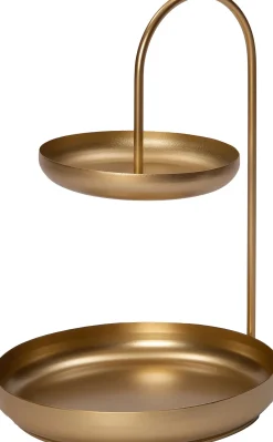 Intratuin Etagere Lieke gold D 28 H 40 cm| Servieren