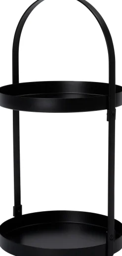 Intratuin Etagere Nels schwarz D 23 H 45 cm| Servieren
