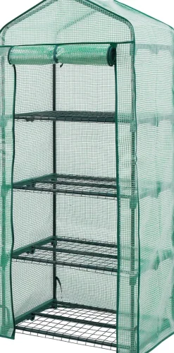 Intratuin Foliengewächshaus transparent 69 x 49 x 158 cm| Folientunnel