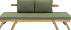 Intratuin Gartenbank Lorient Akazie grün 175/220 x 90 x 75 cm| Gartenbänke