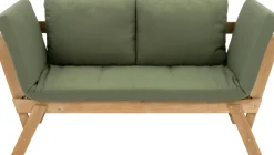 Intratuin Gartenbank Lorient Akazie grün 175/220 x 90 x 75 cm| Gartenbänke