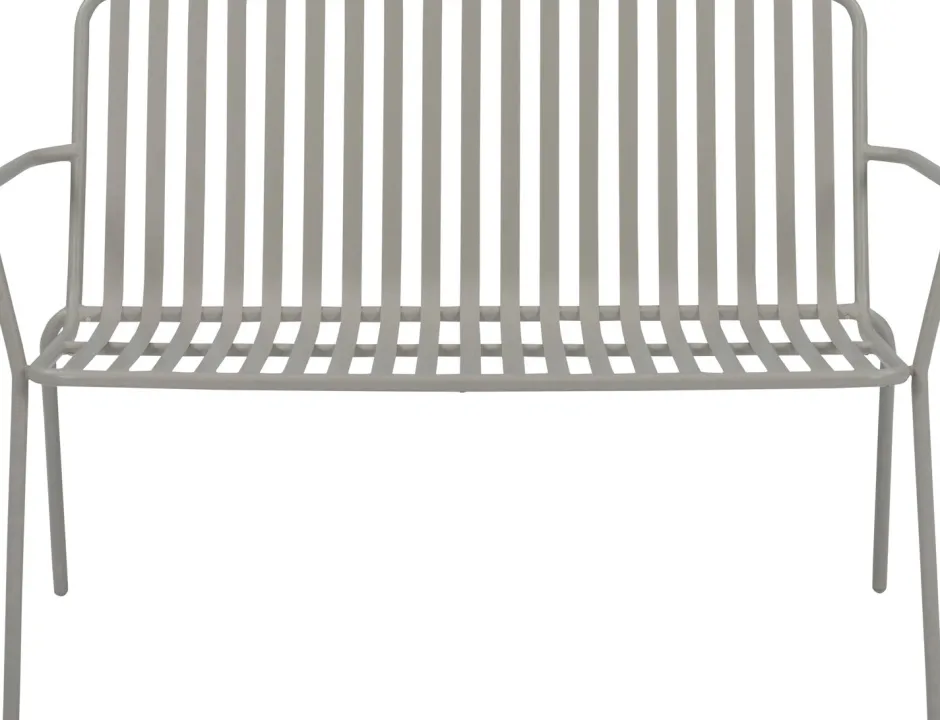 Intratuin Gartenbank Melle taupe 62 x 114,5 x 81 cm| Gartenbänke