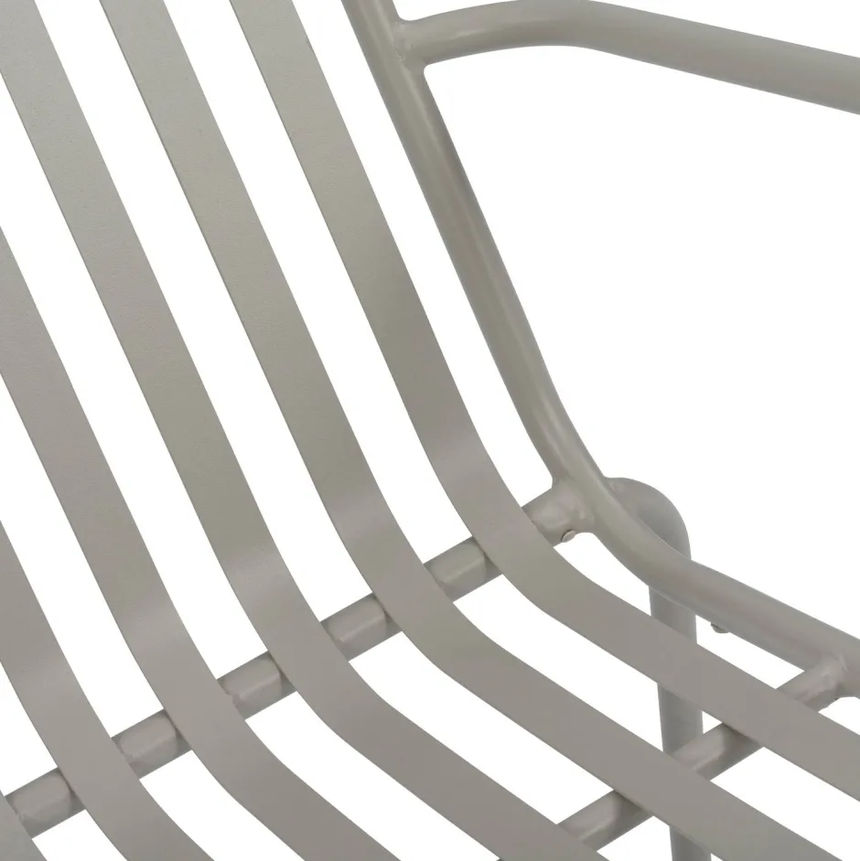 Intratuin Gartenbank Melle taupe 62 x 114,5 x 81 cm| Gartenbänke