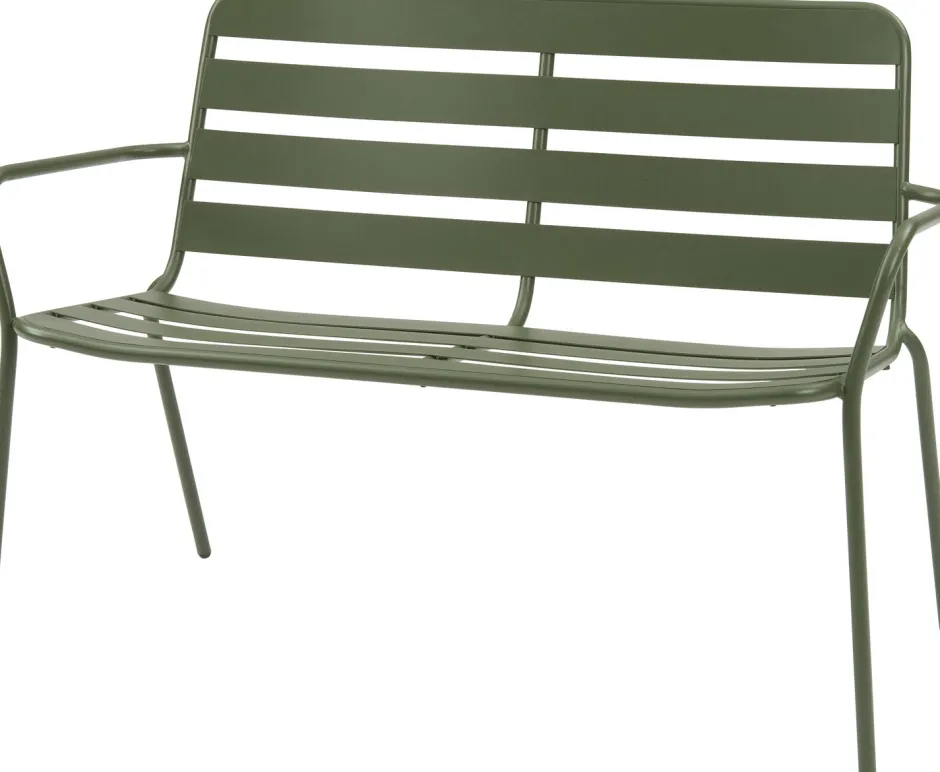 Intratuin Gartenbank Olle grün 115 x 62,8 x 82 cm| Gartenbänke