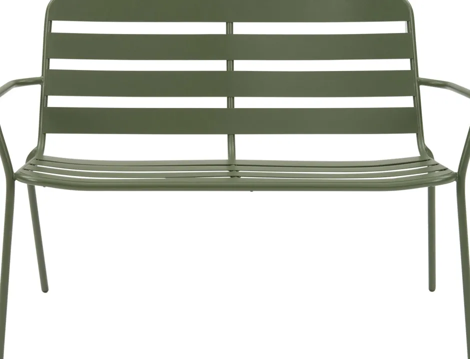 Intratuin Gartenbank Olle grün 115 x 62,8 x 82 cm| Gartenbänke