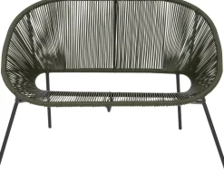 Intratuin Gartenbank Tess grün 117 x 67,2 x 81,5 cm| Gartenbänke