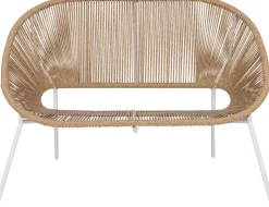 Intratuin Gartenbank Tess beige  117 x 67,2 x 81,5 cm| Gartenbänke