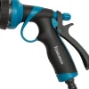 Intratuin Gartenbrause 8 Funktionen schwarz / blau| Gießen & Bewässerung|Gartenspritzen & Gartenbrausen