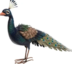 Intratuin Gartenfigur Pfau 95 x 28 x 53 cm| Gartenzwerge & -Figuren