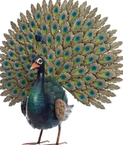 Intratuin Gartenfigur Pfau 63,5 x 16 x 66,5 cm| Gartenzwerge & -Figuren