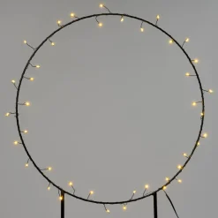 Intratuin Gartenstecker Noud Ring mit Beleuchtung D 40 H 65 cm| Weihnachtsfiguren (Außen)