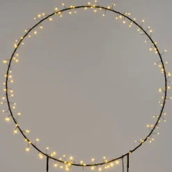 Intratuin Gartenstecker Noud Ring mit Beleuchtung D 70 H 120 cm| Weihnachtsfiguren (Außen)