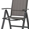 Intratuin Gartenstuhl verstellbar Haikou grau| Gartenstühle|Verstellbare Gartentühle