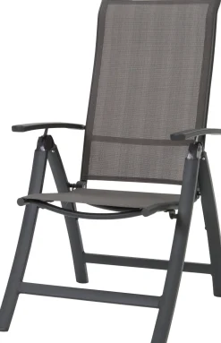 Intratuin Gartenstuhl verstellbar Haikou grau| Gartenstühle|Verstellbare Gartentühle