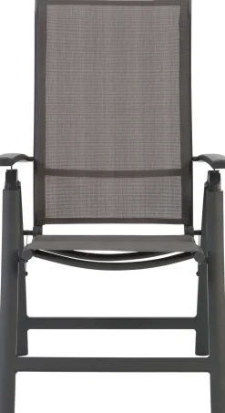 Intratuin Gartenstuhl verstellbar Haikou grau| Gartenstühle|Verstellbare Gartentühle