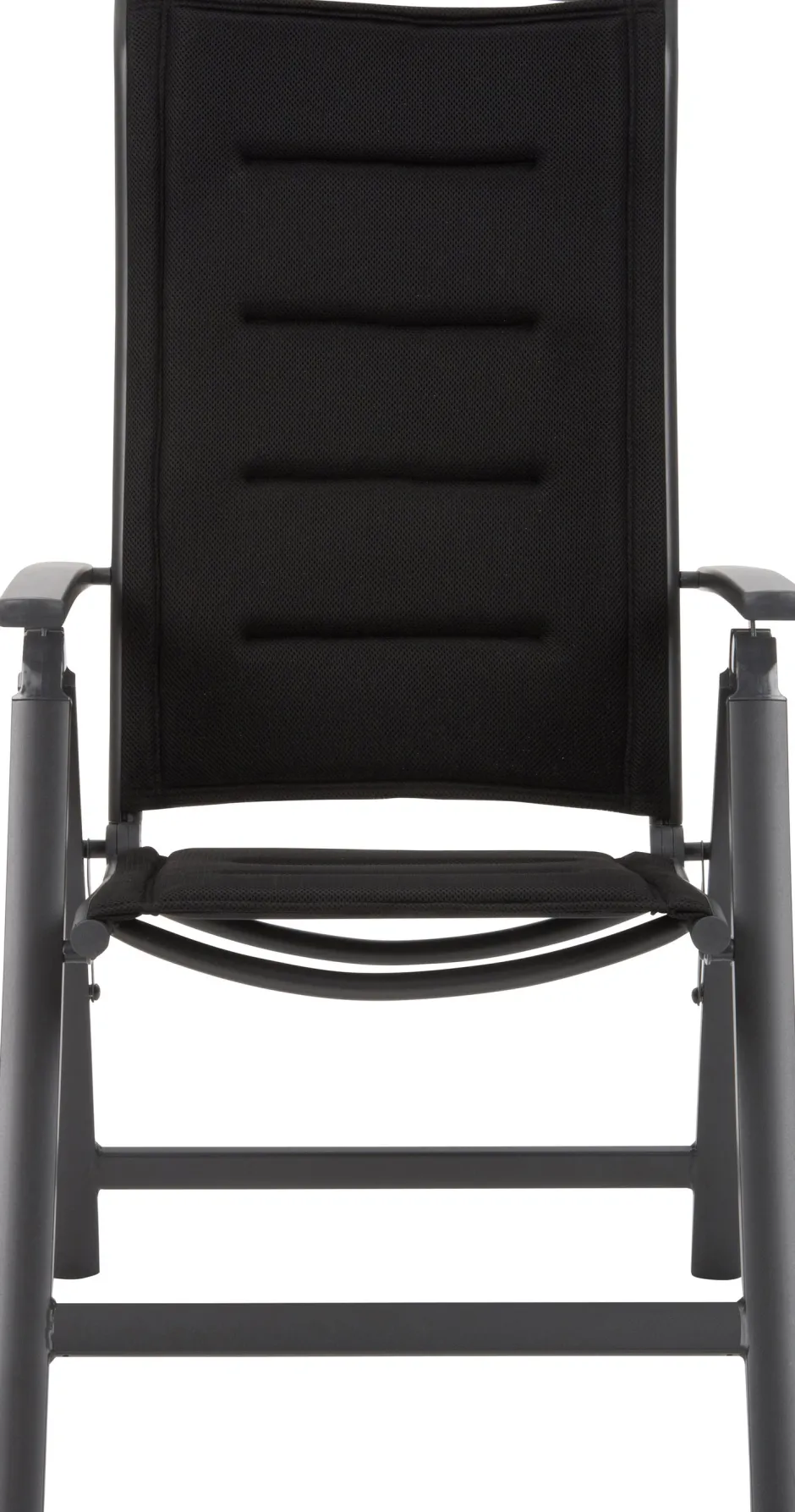 Intratuin Gartenstuhl verstellbar Haikou 3D schwarz| Gartenstühle|Verstellbare Gartentühle