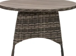 Intratuin Gartentisch Lima grau D 125 H 76 cm| Esstische