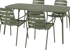 Intratuin Gartentisch Olle grün 162,8 x 90 x 73 cm| Esstische