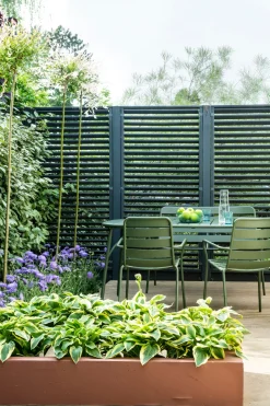 Intratuin Gartentisch Olle grün 162,8 x 90 x 73 cm| Esstische