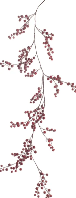 Intratuin Girlande mit Beeren rot 120 cm| Weihnachts- & Tannengirlanden