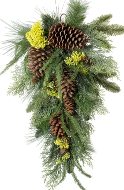 Intratuin Girlande Tannenzapfen 70 x 50 cm| Weihnachtskränze