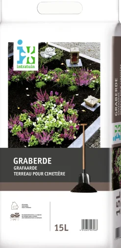 Intratuin Graberde 15 l| Pflanzerde & Substrat|Gartenerde